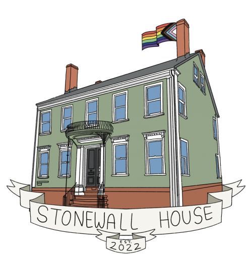 Illustrated drawing of Stonewall House